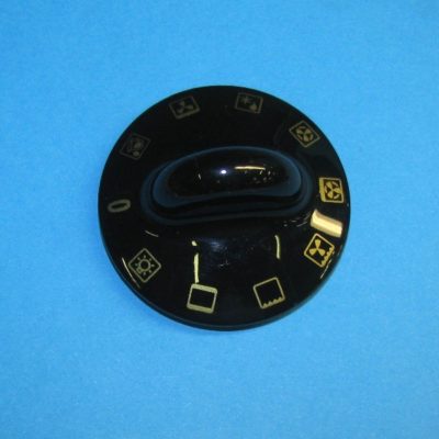 Sütő funkcióválasztó forgatógomb (fekete)