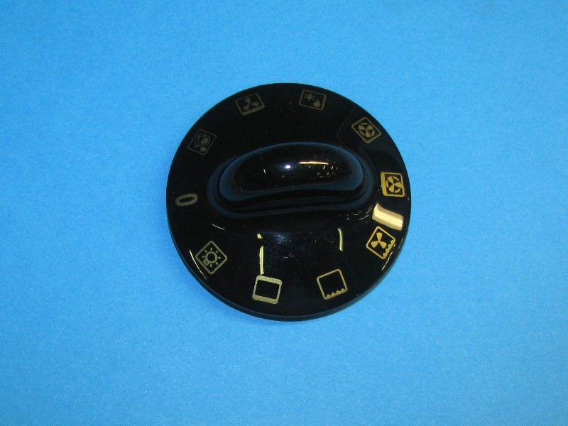 Sütő funkcióválasztó forgatógomb (fekete)