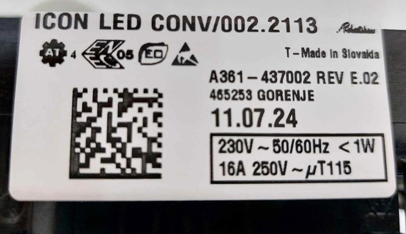 Tűzhely progrmaóra 5 gombos - Image 4