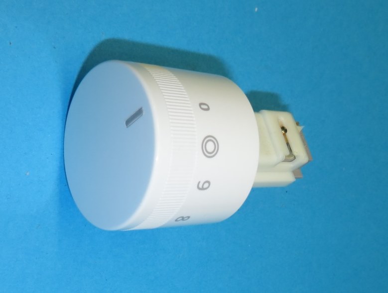 Tűzhely elrejthető forgatógomb (fehér)