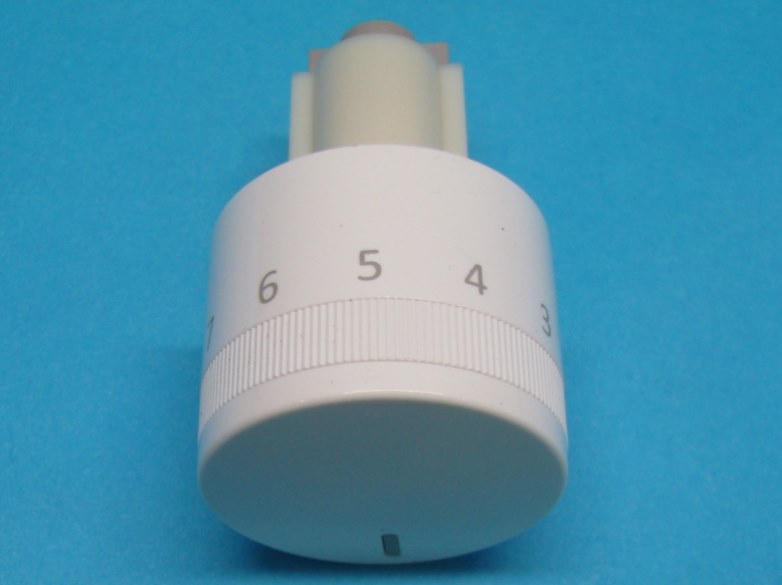 Főző zóna forgatógomb, egykörös (elrejthető)