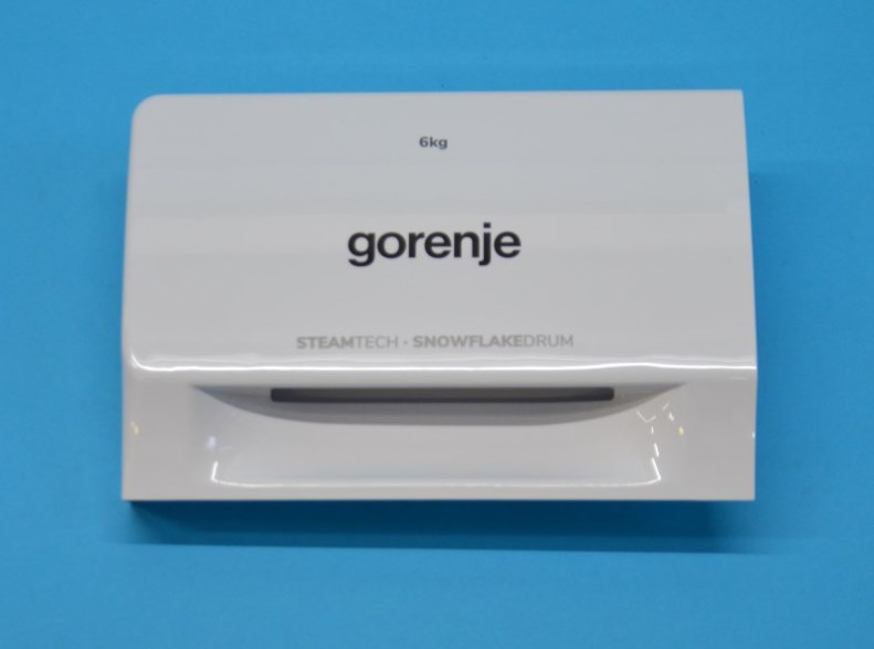 Mosógép mosószeradagoló előlap