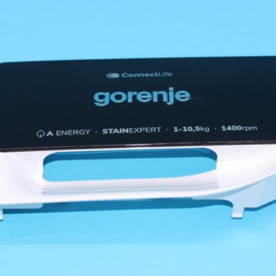 Mosógép mosószerfiók előlap