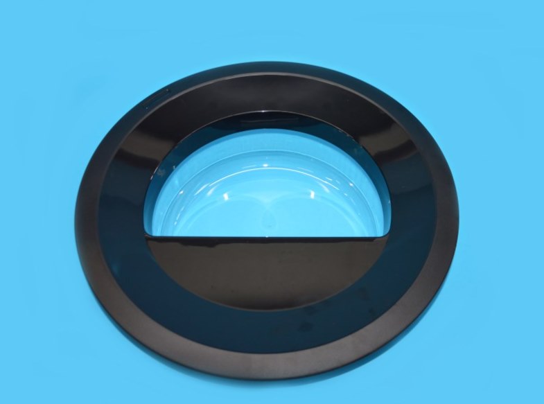 Szárítógép komplett ajtó zsanérral (fekete)