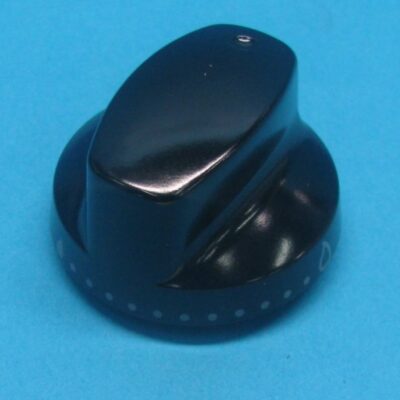 Főzőlap fekete forgatógomb