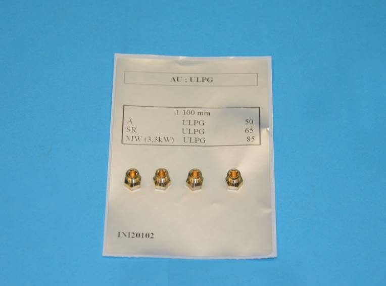 Főzőlap fúvóka készlet PB-gázhoz