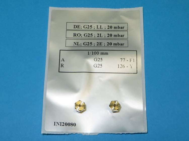 Főzőlaphoz fölgáz fúvóka szett