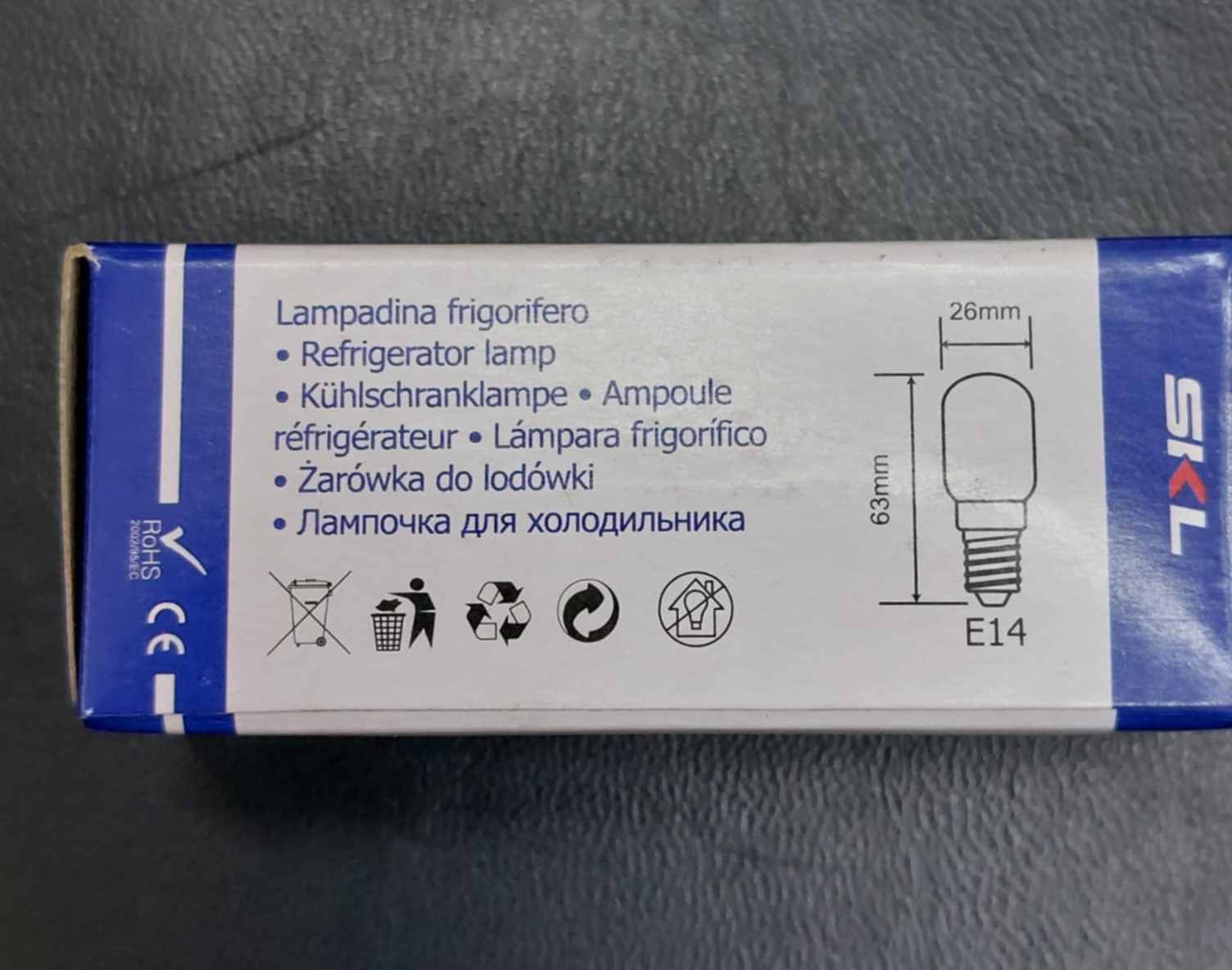 Gorenje hűtő LED izzó E14 2W - Image 4